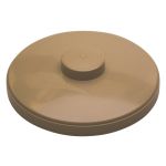 Couvercle de seau à glace, gamme Classique, 3pte, rond, beige